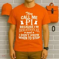 They Call Me PI Because I'm Irrational T-Shirt thumb 6