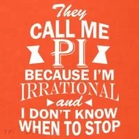 They Call Me PI Because I'm Irrational Toddler T-Shirt thumb 2