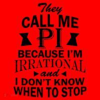 They Call Me PI Because I'm Irrational Santa Hat thumb 1