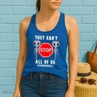 They Can't Stop All Of Us Aliens Storm Area 51 Women's Tank Top thumb 2