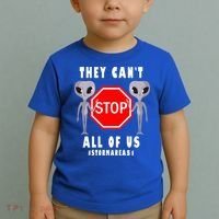 They Can't Stop All Of Us Aliens Storm Area 51 Toddler T-Shirt thumb 2