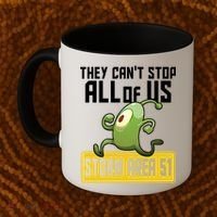 They Can't Stop Us All Storm Area 51 Alien Running Coffee Mug thumb 2