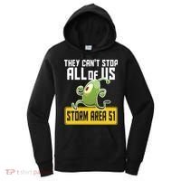 They Can't Stop Us All Storm Area 51 Alien Running Women's Hoodie thumb 0