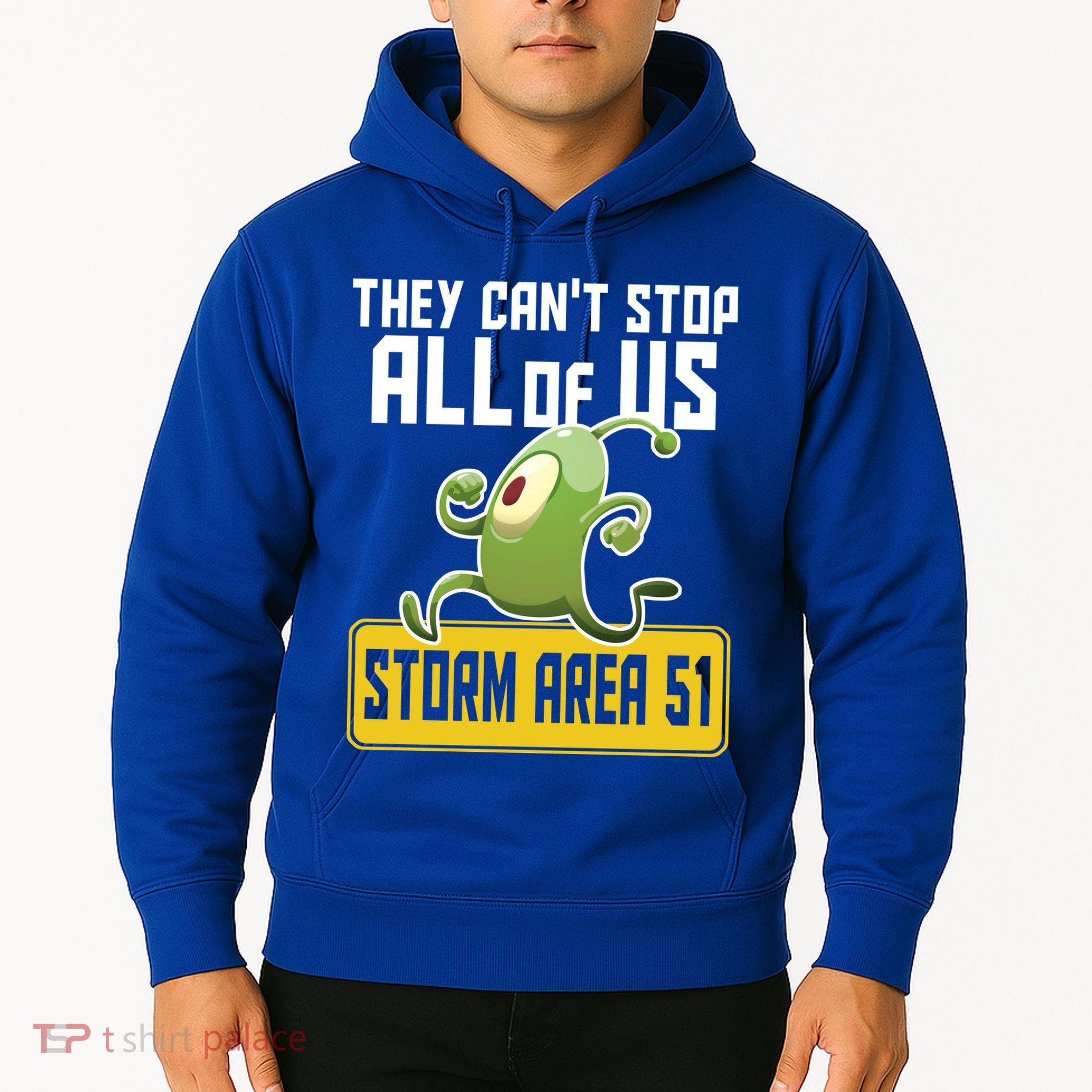 They Can't Stop Us All Storm Area 51 Alien Running Hoodie