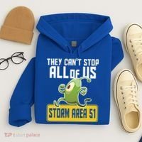 They Can't Stop Us All Storm Area 51 Alien Running Hoodie thumb 4