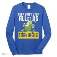 They Can't Stop Us All Storm Area 51 Alien Running Long Sleeve Shirt thumb 0