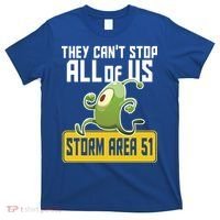 They Can't Stop Us All Storm Area 51 Alien Running T-Shirt thumb 0