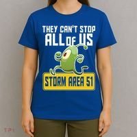 They Can't Stop Us All Storm Area 51 Alien Running T-Shirt thumb 4