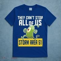 They Can't Stop Us All Storm Area 51 Alien Running T-Shirt thumb 5