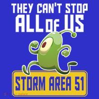 They Can't Stop Us All Storm Area 51 Alien Running Button thumb 1
