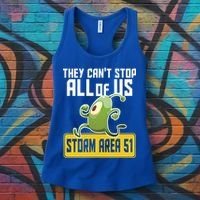 They Can't Stop Us All Storm Area 51 Alien Running Women's Tank Top thumb 3