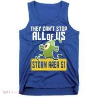 They Can't Stop Us All Storm Area 51 Alien Running Tank Top thumb 0