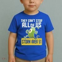 They Can't Stop Us All Storm Area 51 Alien Running Toddler T-Shirt thumb 2