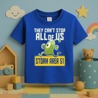 They Can't Stop Us All Storm Area 51 Alien Running Toddler T-Shirt thumb 3
