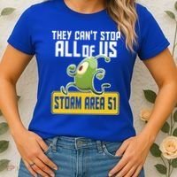 They Can't Stop Us All Storm Area 51 Alien Running Women's T-Shirt thumb 2