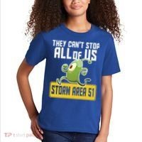They Can't Stop Us All Storm Area 51 Alien Running Kids T-Shirt thumb 2
