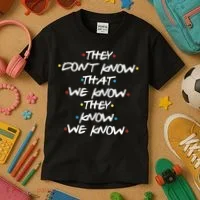 They Don't That We Know They Know We Know Kids T-Shirt thumb 3
