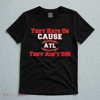 They Hate Us Cause They Aint Us ATL Atlanta Football T-Shirt thumb 5