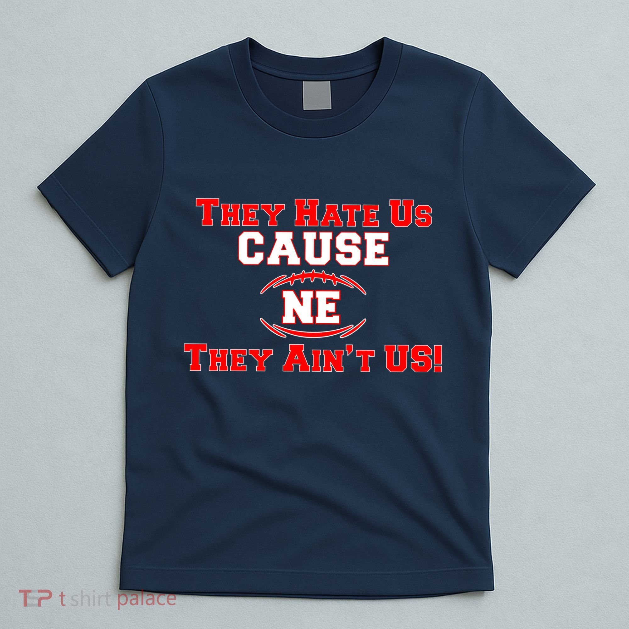 They Hate Us Cause They Aint Us NE New England Football T-Shirt