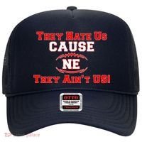 They Hate Us Cause They Aint Us NE New England Football Hat thumb 0
