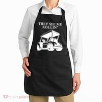 They See Me Rollin Funny Golf Cart Apron thumb 2