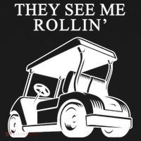 They See Me Rollin Funny Golf Cart Toddler Hoodie thumb 2
