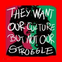 They Want Our Culture Not Our Struggle Santa Hat thumb 1