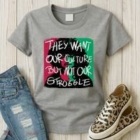 They Want Our Culture Not Our Struggle Women's T-Shirt thumb 3