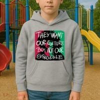 They Want Our Culture Not Our Struggle Kids Hoodie thumb 2