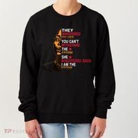 They Whispered I Am The Storm Inspiring Quote Women's Sweatshirt thumb 0