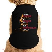 They Whispered I Am The Storm Inspiring Quote Doggie Tank thumb 0