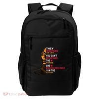 They Whispered I Am The Storm Inspiring Quote Backpack thumb 0