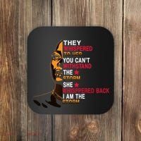 They Whispered I Am The Storm Inspiring Quote Coaster thumb 0
