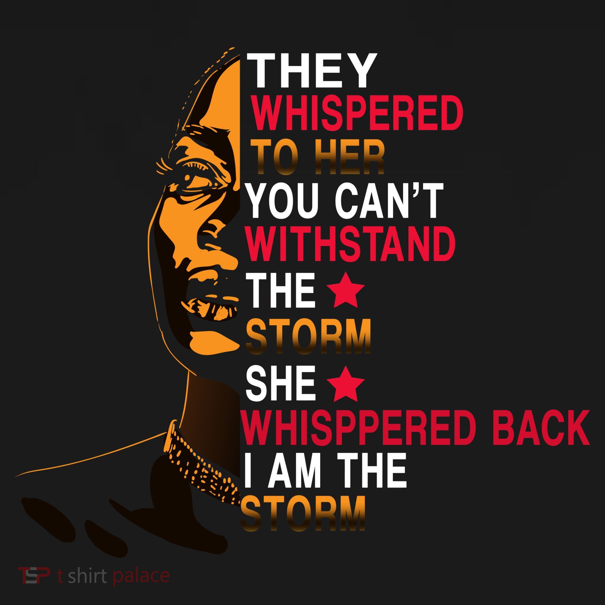 They Whispered I Am The Storm Inspiring Quote Toddler Hoodie