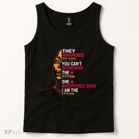 They Whispered I Am The Storm Inspiring Quote Tank Top thumb 2