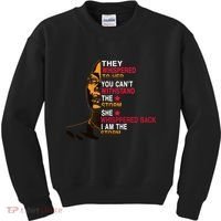 They Whispered I Am The Storm Inspiring Quote Kids Sweatshirt thumb 0
