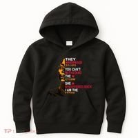 They Whispered I Am The Storm Inspiring Quote Kids Hoodie thumb 0