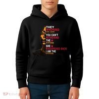 They Whispered I Am The Storm Inspiring Quote Kids Hoodie thumb 4
