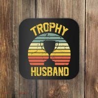 Trophy Husband Fathers Day Gift Coaster thumb 0