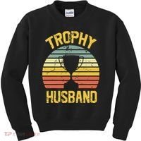 Trophy Husband Fathers Day Gift Kids Sweatshirt thumb 0