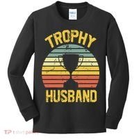 Trophy Husband Fathers Day Gift Kids Long Sleeve Shirt thumb 0