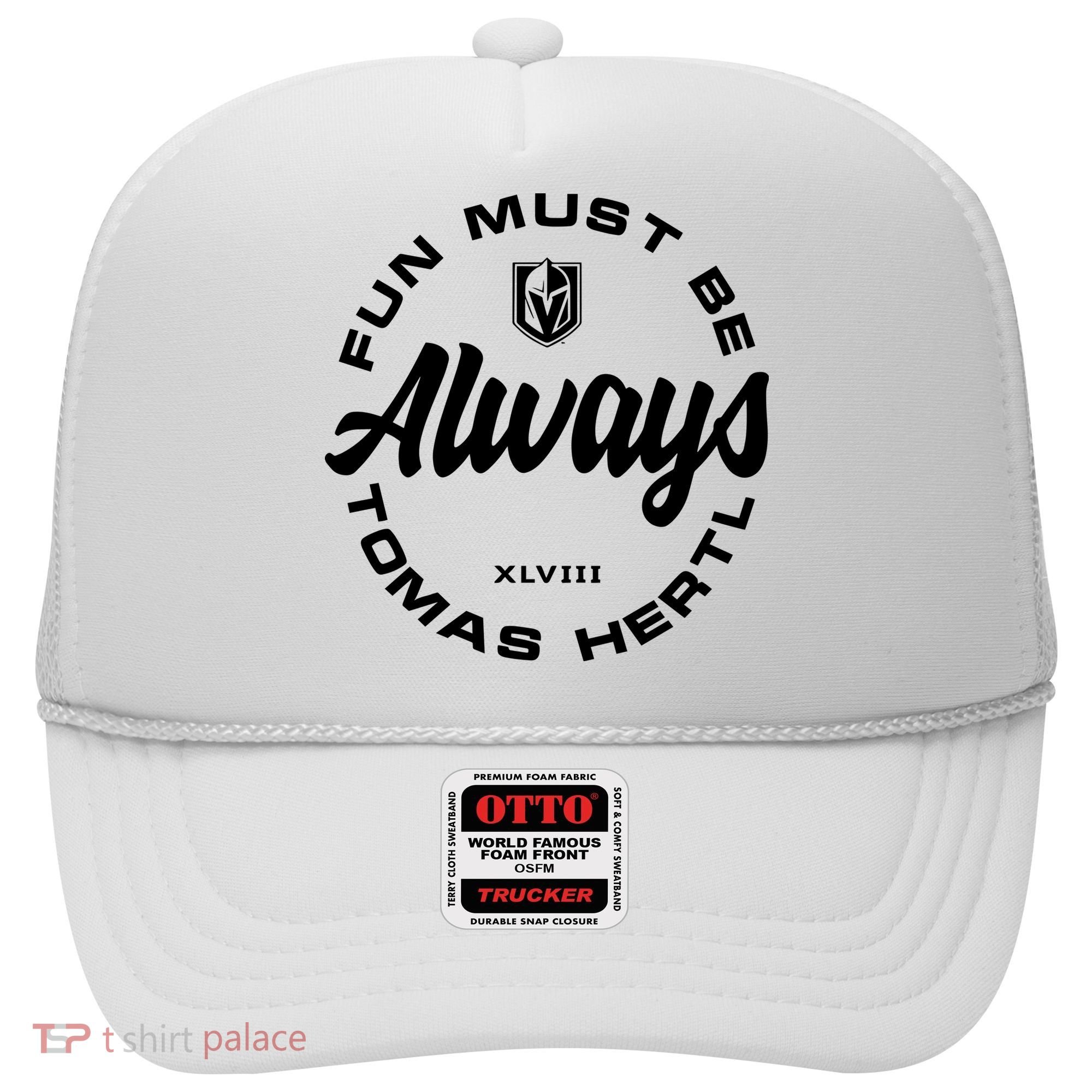 Tomas Hertl Fun Must Be Always Hat