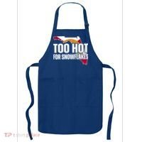 Too Hot For Snowflakes Florida Flag Map State Funny Saying Apron thumb 0