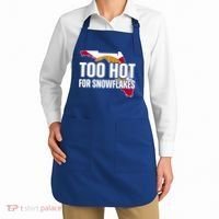 Too Hot For Snowflakes Florida Flag Map State Funny Saying Apron thumb 2