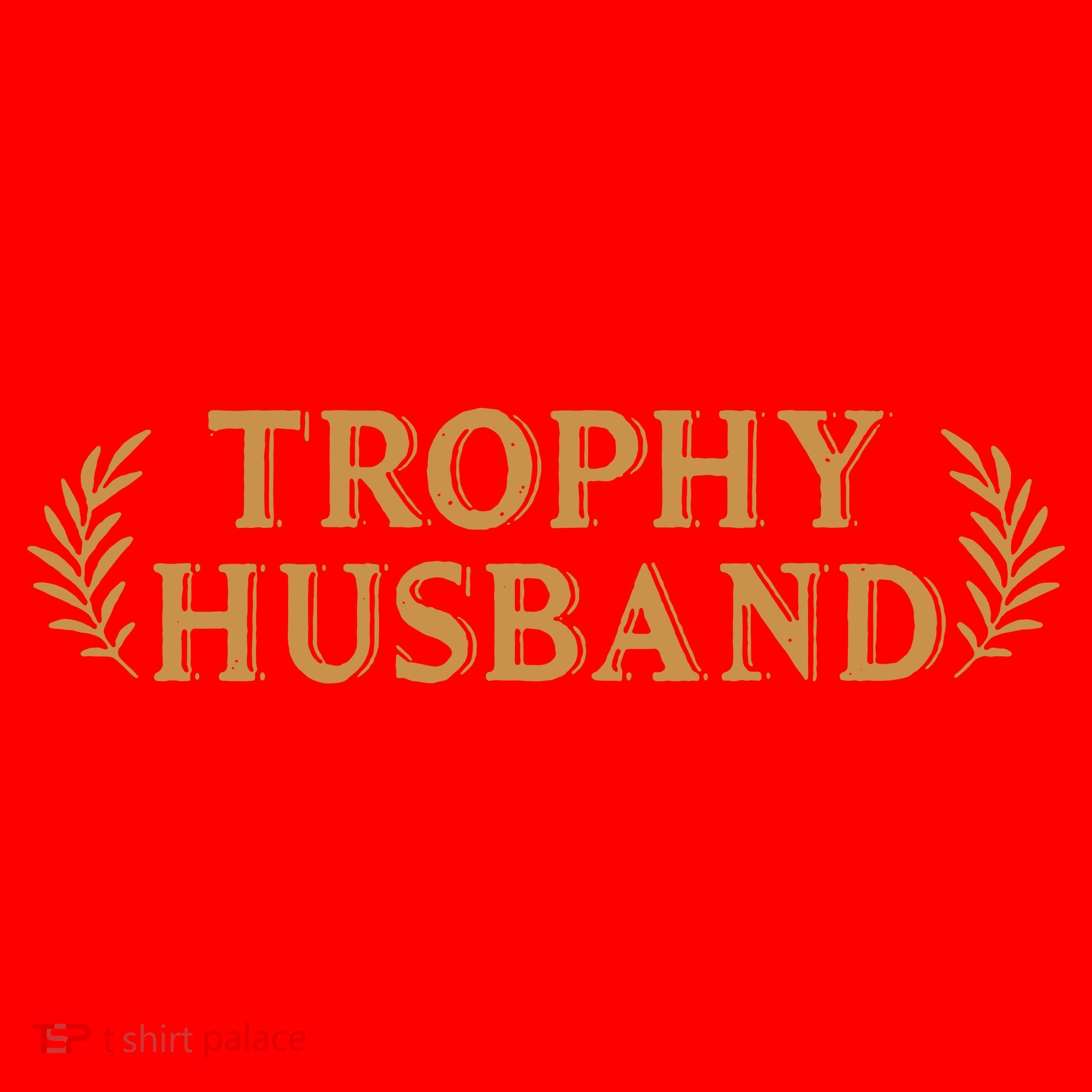 Trophy Husband Funny Santa Hat