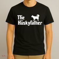 The Husky Father Funny Husky Owner Dad Gifts T-Shirt thumb 3