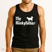 The Husky Father Funny Husky Owner Dad Gifts Tank Top thumb 3