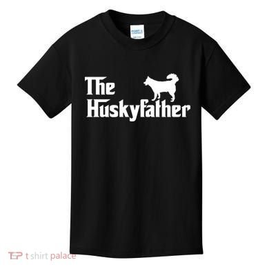 The Husky Father Kids T-Shirt