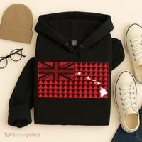 Tribal Hawaiian Flag State Of Hawaii Hoodie thumb 4