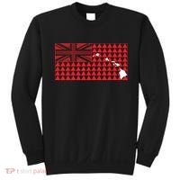 Tribal Hawaiian Flag State Of Hawaii Sweatshirt thumb 0